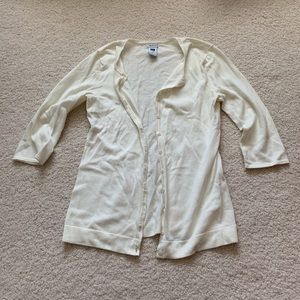 5/$25: Gap cream cardigan sweater size XS